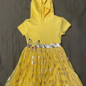 Pokemon Pikachu Yellow Costume with Silver Details